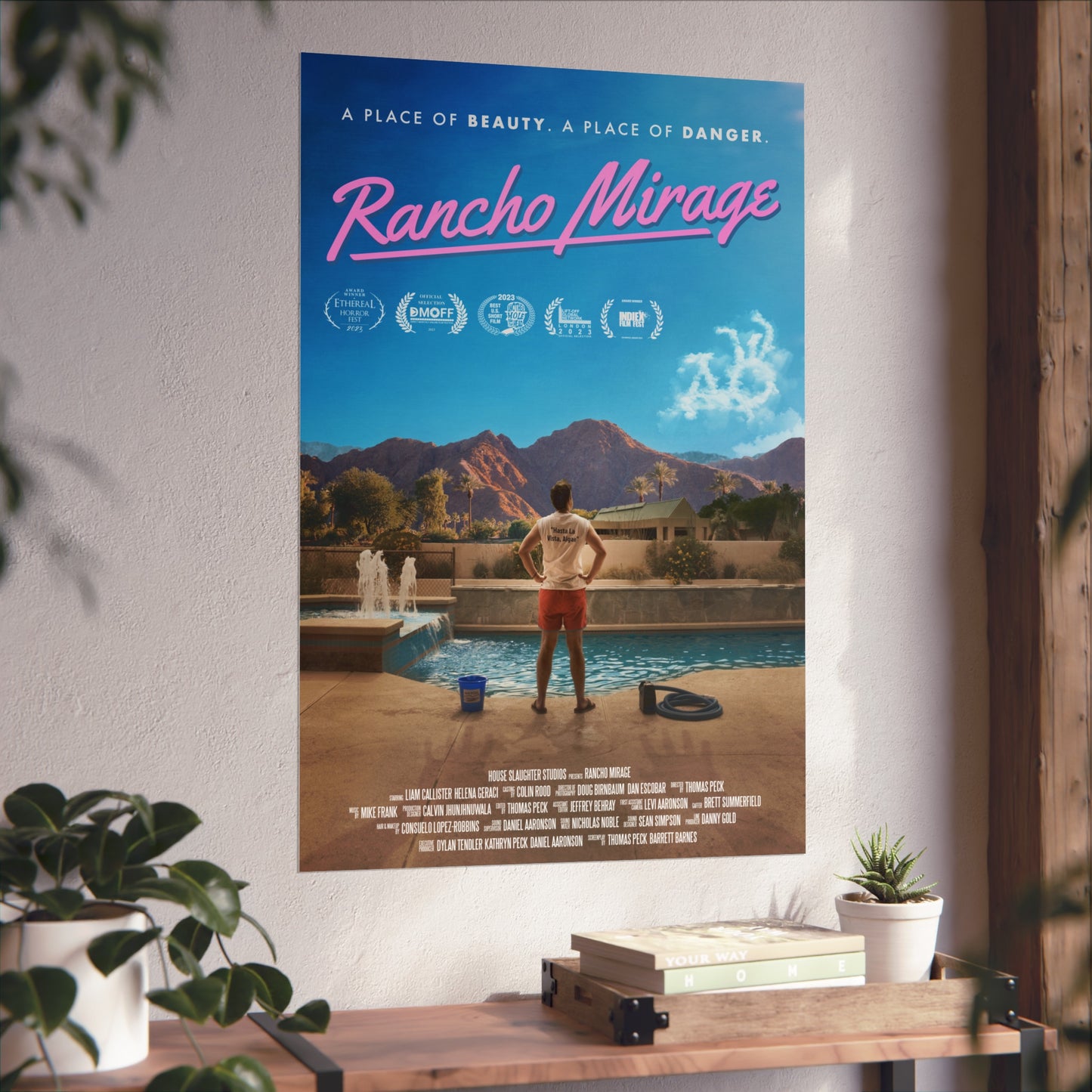 Rancho Mirage Fine Art Poster - Retro Desert Vibes for Home Décor