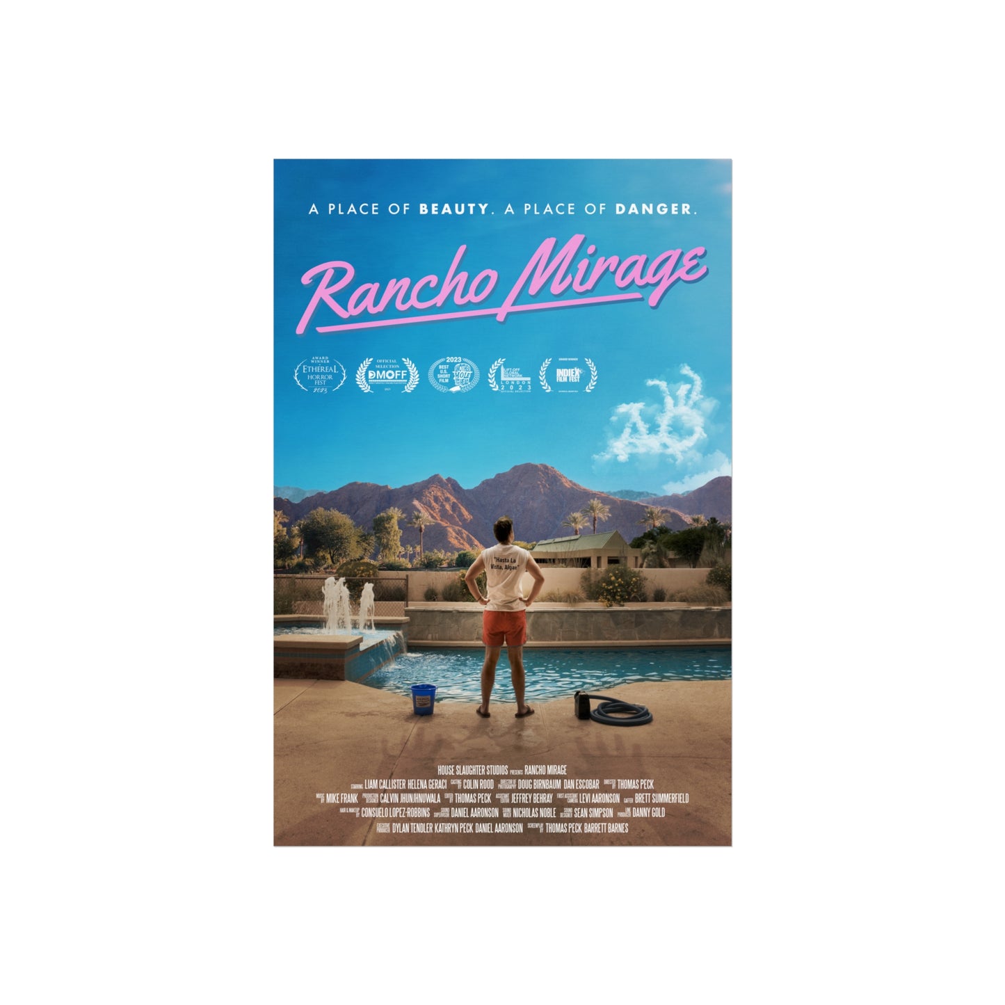 Rancho Mirage Fine Art Poster - Retro Desert Vibes for Home Décor