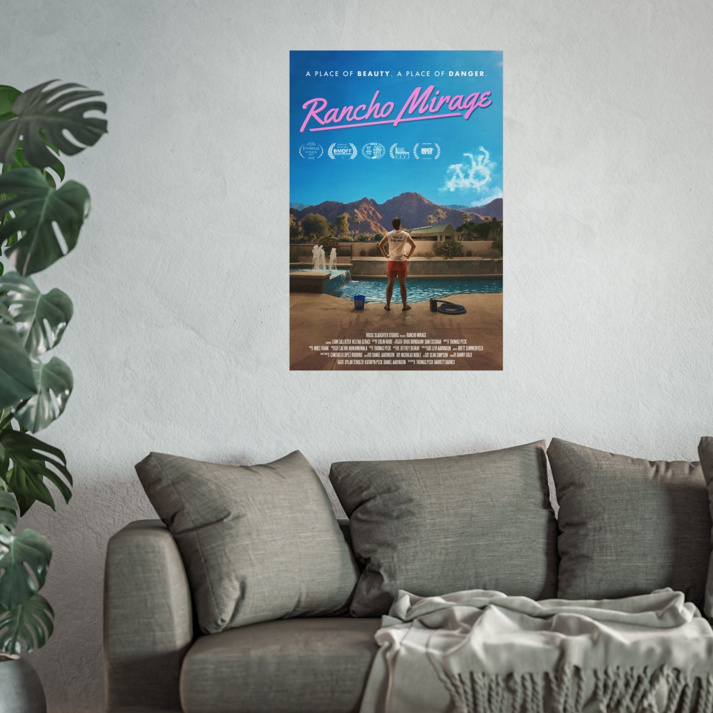 Rancho Mirage Fine Art Poster - Retro Desert Vibes for Home Décor